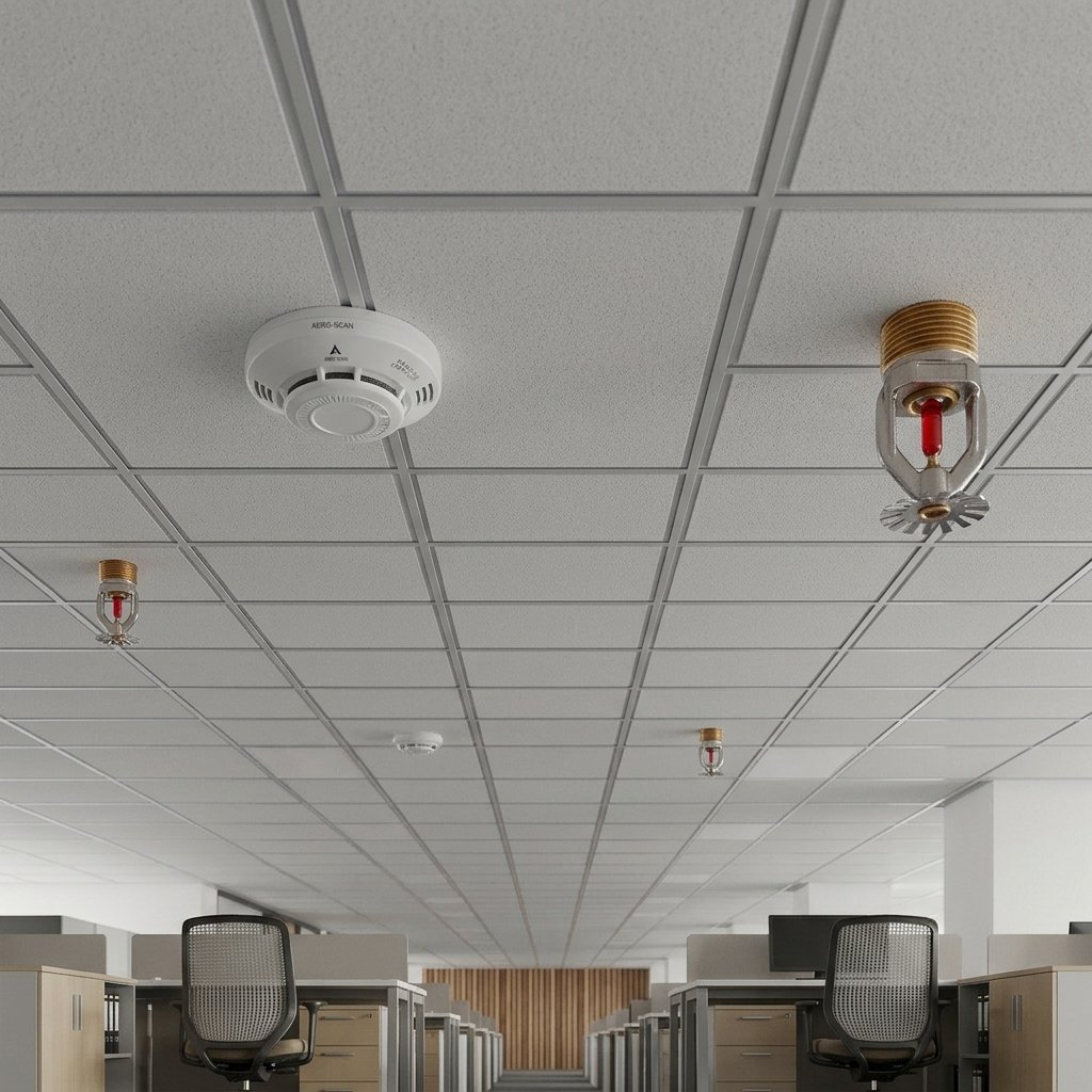 Detectores de Fumaça e Sprinklers — Protintec